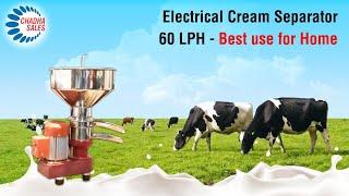 Lakshmi Cream Separator ES7 for home use: How to Assemble. Milk fat removing stainless steel machine