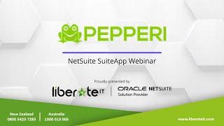 Oracle NetSuite - Pepperi webinar with Liberate I.T.