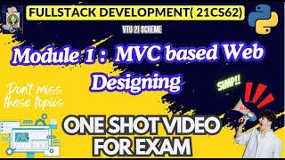 Mod1- FSD Imp Topics Module Wise+-PASSING+Notes- PACKAGE-FULLSTACK DEVELOPMENT (21CS62)#vtu  #21cs62