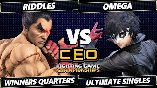 CEO 2024 - Riddles (Kazuya) Vs. Omega (Joker) Smash Ultimate - SSBU