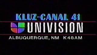 KLUZ-TV and K48AM Univision 41 Station ID, Early 1990s