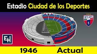 La historia del Estadio de la Ciudad de los Deportes ex Estadio Azul, mostrada con modelos 3D