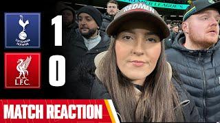 Poor Performance But It’s Only Half Time | Spurs 1-0 Liverpool | Chloe’s Match Reaction