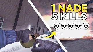 5 KILLS WITH 1 NADE! Critical Ops Best Moments! C-OPS Moments