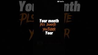 Your month your Pls donate YouTuber Pt4 #roblox #capcut @LuxyBlox @ProjectSupreme @hhazem