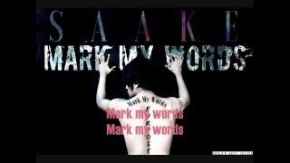 Mark My Words - Justin Bieber (PURPOSE) Lyrics