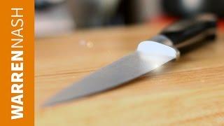 How to use a Knife - Slice like a Chef - Cooking Tips by Warren Nash