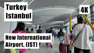 Turkey, Istanbul, Exploring Istanbul's New International Airport (IST) | Arrival Guide [4K