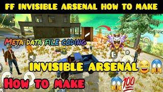 HOW TO MAKE OB47 METADATA INVISIBLE ARSENAL HACK IN HEX EDITOR || INVISIBLE ARSENAL MAKING ||