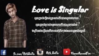 【LYRIC VIDEO】Love is singular - Tena Sweetboy