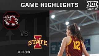 #15 Iowa State vs. #4 South Carolina Game Highlights | 2024-25 Big 12 Women’s Basketball