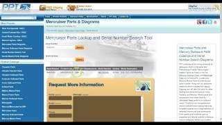 Mercruiser Parts Search & Lookup Using Your Serial Number