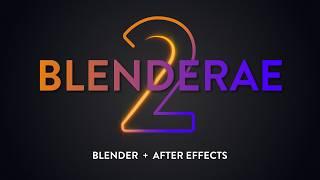 BlenderAe2 for Blender and After Effects