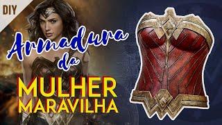 DIY: Como fazer a ARMADURA da MULHER MARAVILHA (Wonder Woman Armor) | Dan Pugno