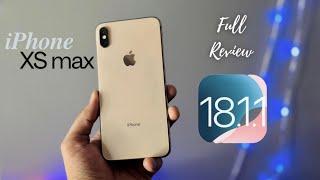 iPhone XS Max on iOS 18.1.1 - What's New 512GB iPhone XS MAX