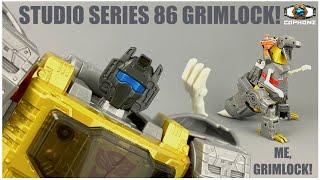 ||Smart transformations|| Studio Series 86 Grimlock transformed + showcase!