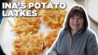 Ina Garten's Potato Latkes | Barefoot Contessa | Food Network