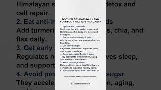 Most people age faster due to daily habits, not genetics.