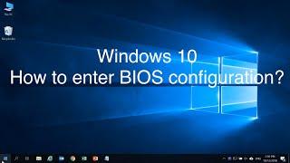 Windows 10 - How to Enter BIOS Configuration?    | ASUS SUPPORT