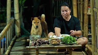 Wild Foraging, Langsat Berries and Wild Vegetables, Cooking: River Survival | EP.468