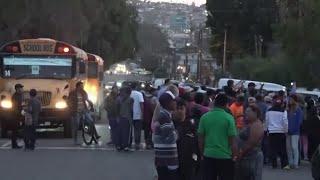 First Group Of Central American Migrants Arrives In Tijuana To Seek Asylum  | NBC Nightly News