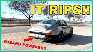 FIRST DRIVE! Subaru Swapped EZ30R Powered Porsche 911 - 3 Years of Work!