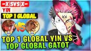 Top 1 Global Yin VS Top Global Gatot [ Top 1 Global Yin ] -x|SvS|x- Mobile Legends Emblem And Build