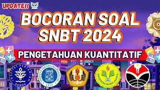 BOCORAN SOAL UTBK SNBT 2024 PENGETAHUAN KUANTITATIF