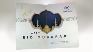 Eid Mubarak Greetings Card After Effects Templates