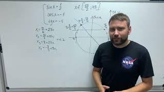Отбор корней тригонометрического уравнения на окружности