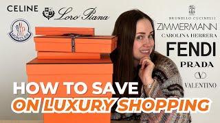 Save Thousands of Dollars: Where To Buy Luxury Designer Brands For Cheap 70-90% OFF