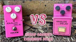 Can the Nux Analog Delay play with the big boys!? Nux Analog Delay vs Ibanez AD-80 Delay