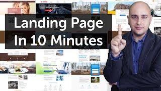 How To Create A High Converting Landing Page For Your WordPress Website In 10 Minutes