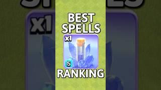 RANKING the STRONGEST SPELLS after ICE BLOCK Release #clashofclans