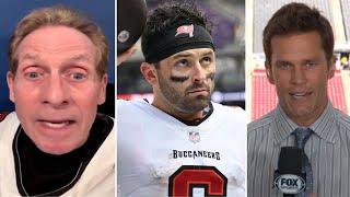 "Baker Mayfield absorbed Tom Brady powers" - Skip Bayless HYPED on Buccaneers' 33-16 win over Eagles