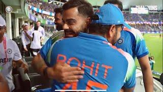 DRESSING ROOM WINNING MOMENTS | CAKE  CUTTING CELEBRATION | INDIA WON CHAMPIONS TROPHY  2025