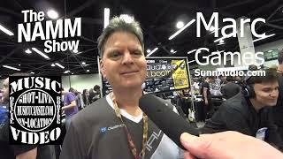 Marc Games for Sunn Audio @ #nammshow Interview - musicUcansee.com