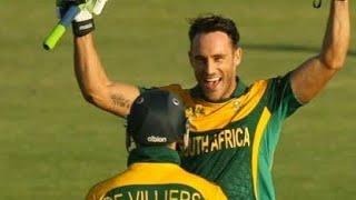 Faf du Plessis maiden ODI century against Australia.