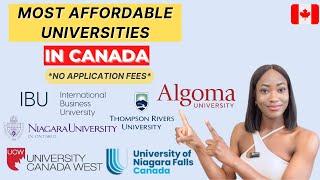 6 MOST AFFORDABLE UNIVERSITIES IN CANADA FOR INTERNATIONAL STUDENTS  | No Application Fee