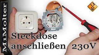 Steckdose anschließen - 230V - Aber wie?