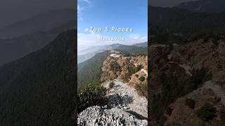 Top 5 Places to visit in Mussoorie Uttarakhand #shorts #youtubeshorts #travel