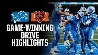 Detroit Lions score 17 points in 2:37 to beat the Chicago Bears | Game-winning drive highlights