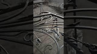 Кованое ограждение. Стиль артдеко. #ковка #кузнец  #металлоконструкции #липецк #forging #сварка