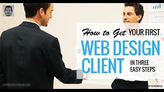 How to Get Your First Web Design Client