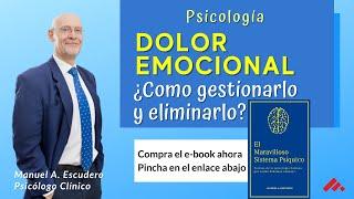  DOLOR EMOCIONAL (psicologia) ¿Como gestionarlo y eliminarlo? - 3/3 | Manuel A. Escudero