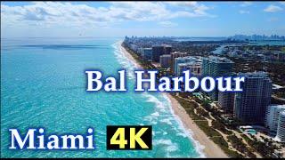 Bal Harbour Beach Miami Drone 4K