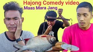 Maas mara jang || Hajong comedy video || Abhijit hajong