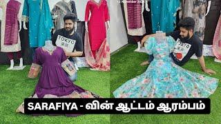 SARAFIYA | வின் | ஆட்டம் ஆரம்பம் |  TOPS | FULL  FROCK | SHARIFA | LIBAA ALL BRANDED AVAILABLE .....