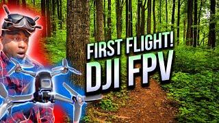 DJI FPV Drone First Flight! // #shorts