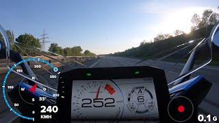 Suzuki GSX-S1000GT - Beschleunigung 0-Topspeed - GPS Daten